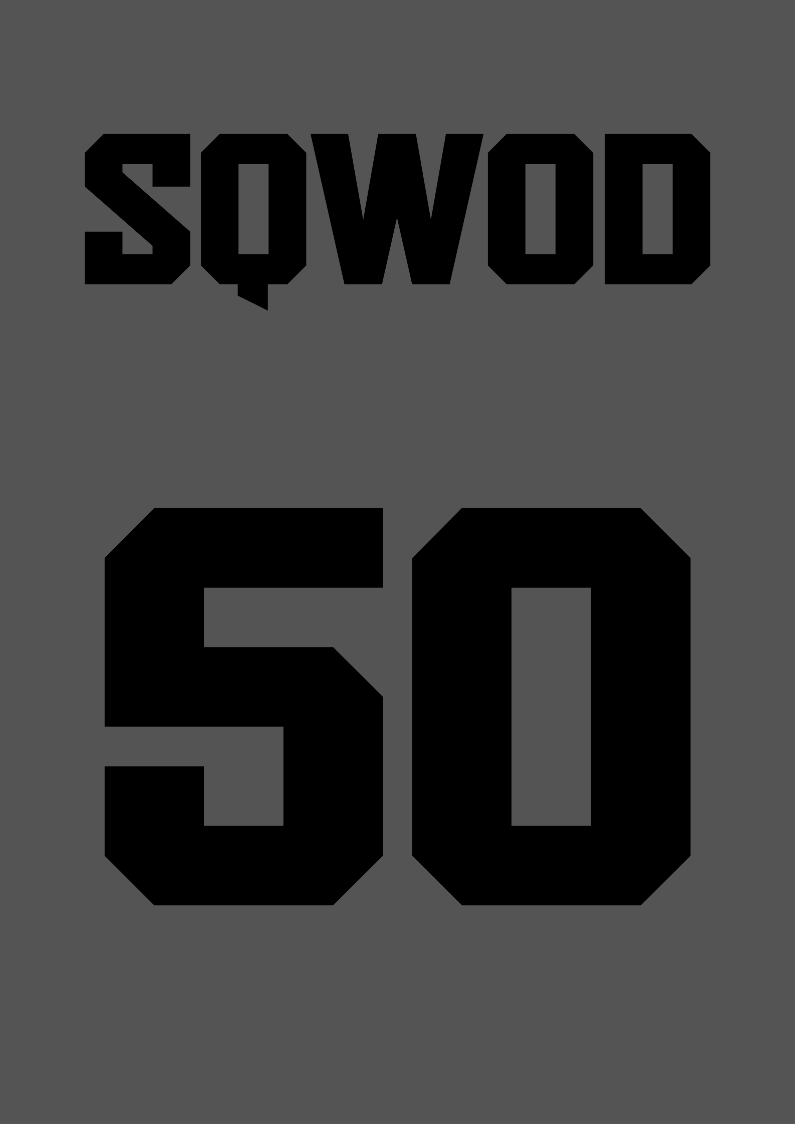Sqwod Pro Membership graphic featuring the number 50 for exclusive gym sessions.